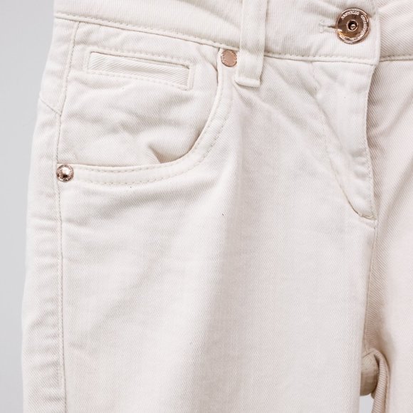 Brunello Cucinelli Cream Tapered Jeans - Picture 5 of 15